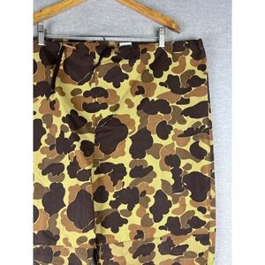 Vintage Duxbak Gore-Tex Duck Camo Hunting Pants Mens XL Brown Tan Camouflage